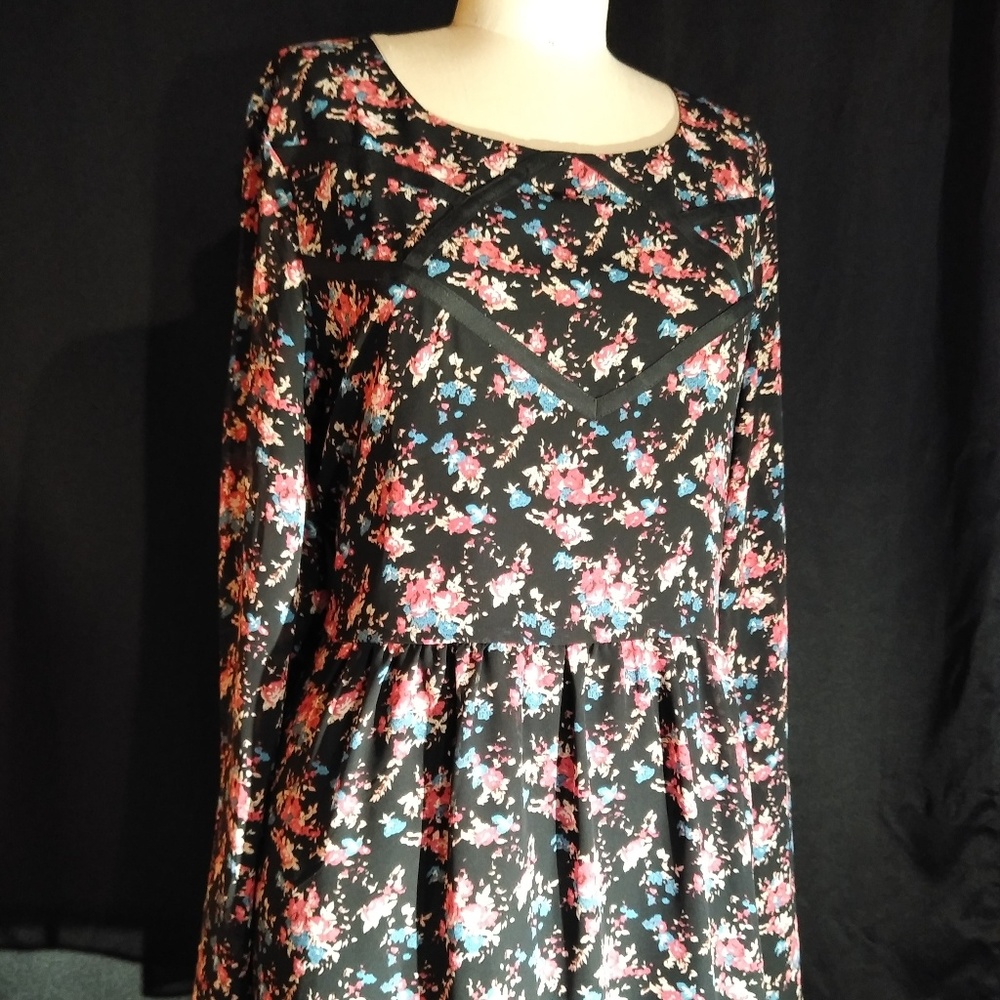 Floral print dress